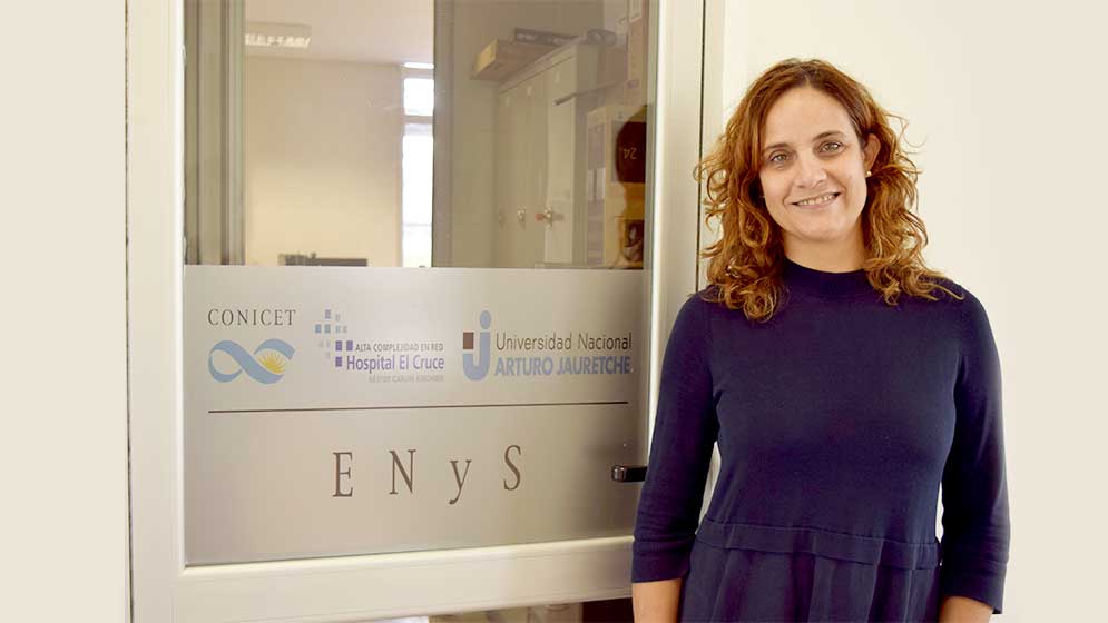 Carolina Dalmasso dirige el grupo de investigación sobre Genética y Alzheimer de la ENyS